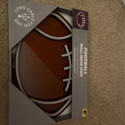Football wall neon light