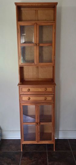 Multi Use Wooden Cabinet (multi shelves & doors)