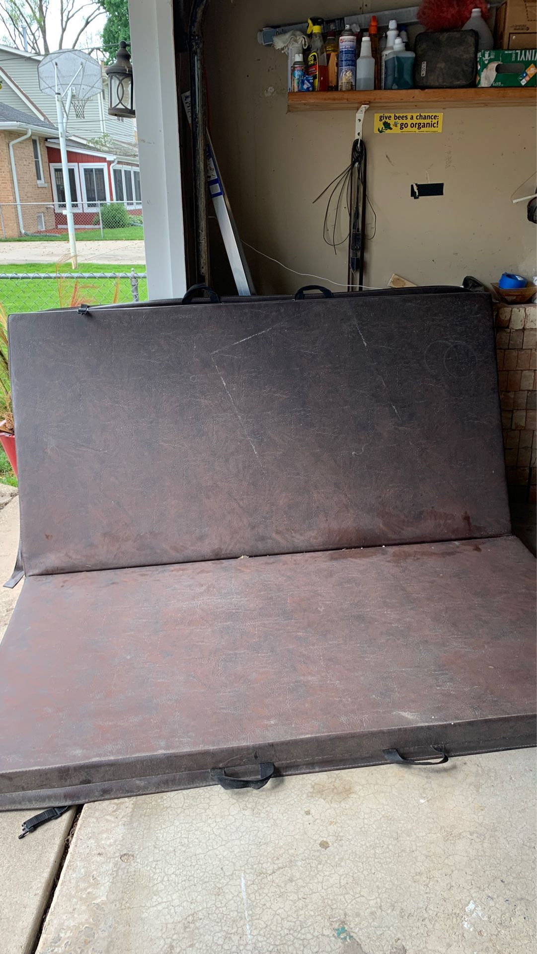 Cover for hot tub $100 obo size: 76 x81