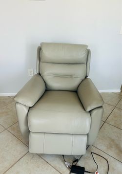 Genuine Leather Power Recliner