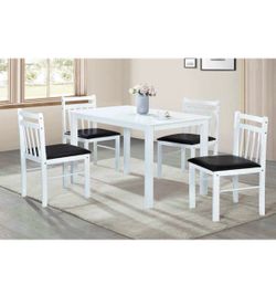 Dining table set with chairs