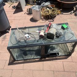 75 Gallon Fish Tank With Some Supplies (sump and stand Included)