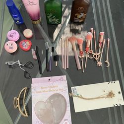 Lotion And Makeup Brush