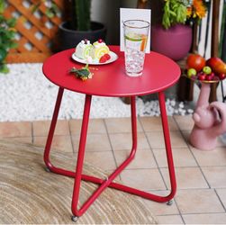 Set of 2 Small Patio Side Tables