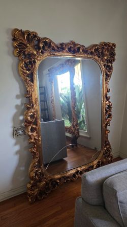 XL Gold Rococo Style Gilded Mirrors
