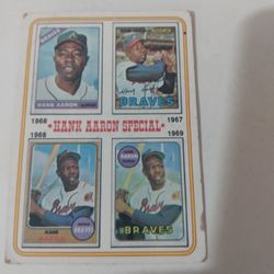 1974 Topps Hank Aaron Baseball Card