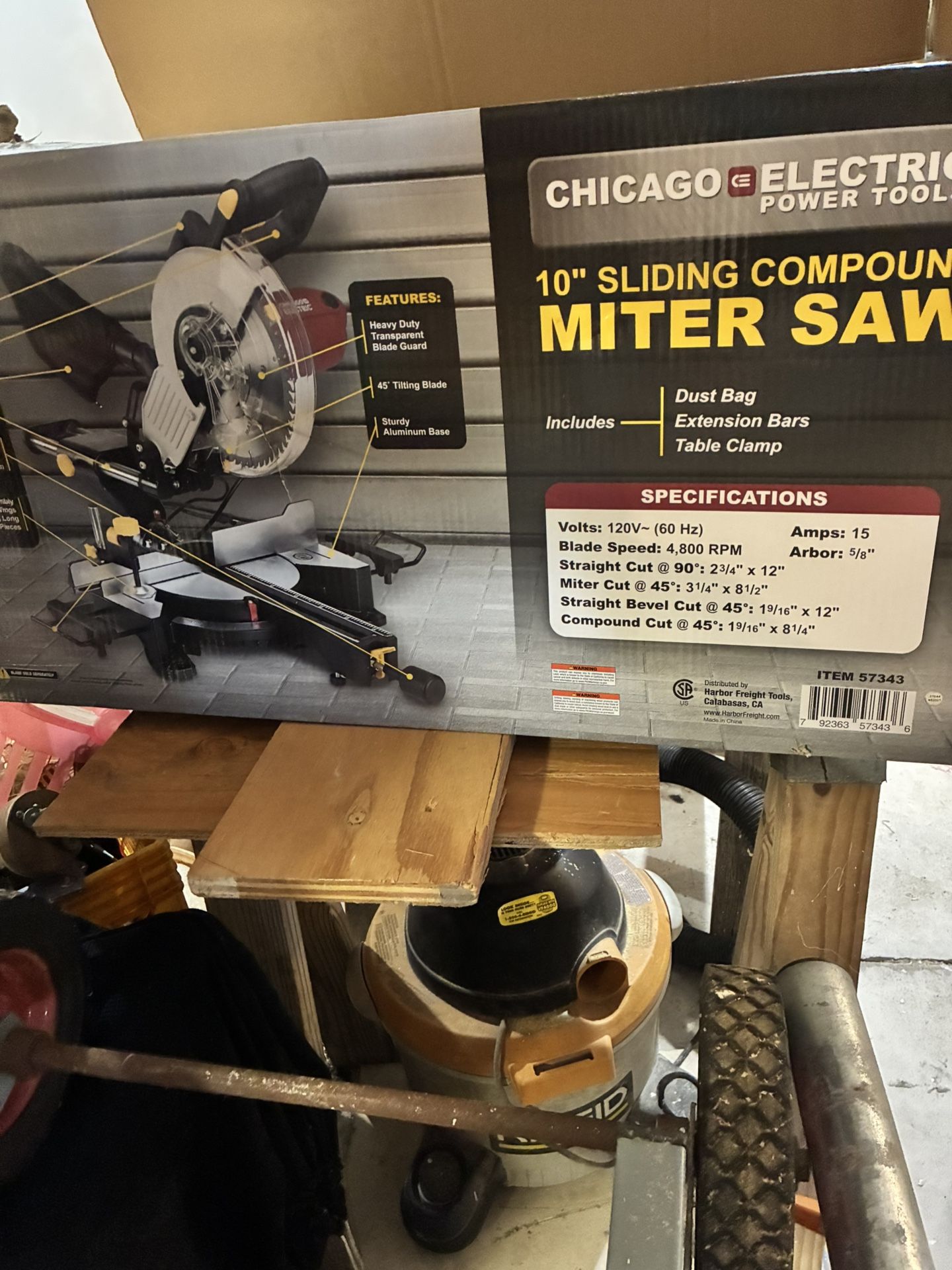 Chicago 10” Sliding Miter Saw