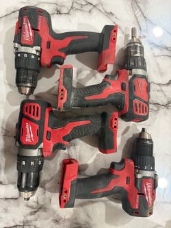 Milwaukee M18 Cordless Drill Set – Lot of 4