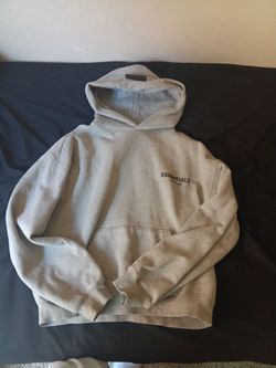 Mens dark oak Essentials hoodie