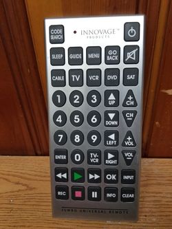 Innovage Products JUMBO UNIVERSAL REMOTE CONTROL