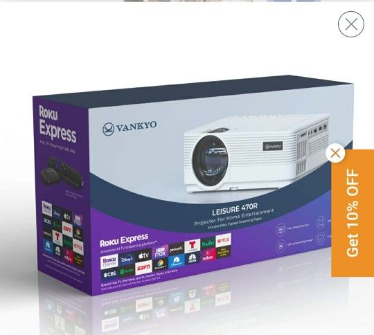 Projector With Roku Express
