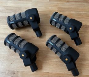 Røde PodMic Dynamic Microphones – Set of 4