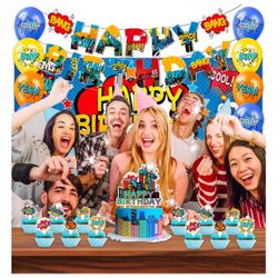 Super City Hero Party Decor 