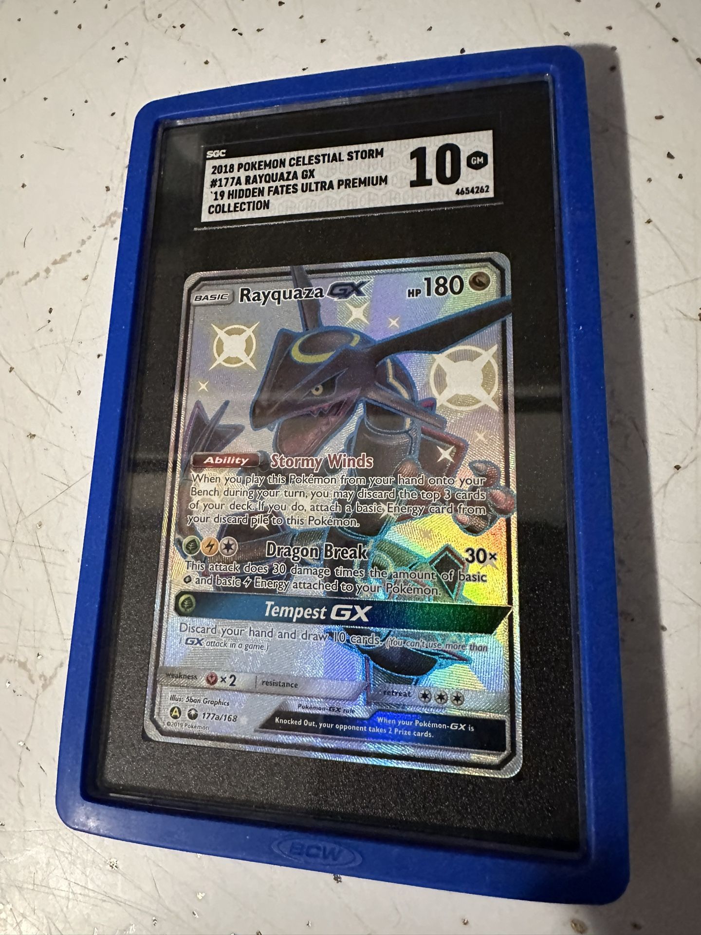 Rayquaza GX 177a/168 Shiny Full Art SGC 10