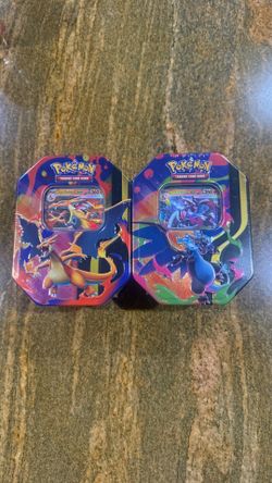 Pokemon TCG: Mega Charizard XY tins