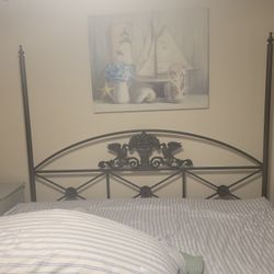King Size Metal Headboard And Frame