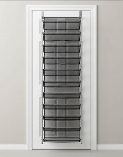 Over-the-Door Mesh Basket Organizer