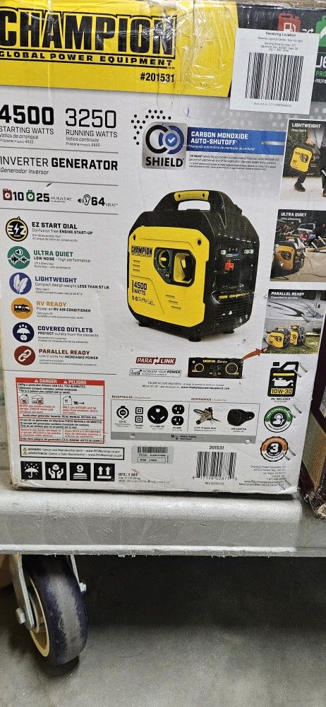 Champion 4500W inverter generator