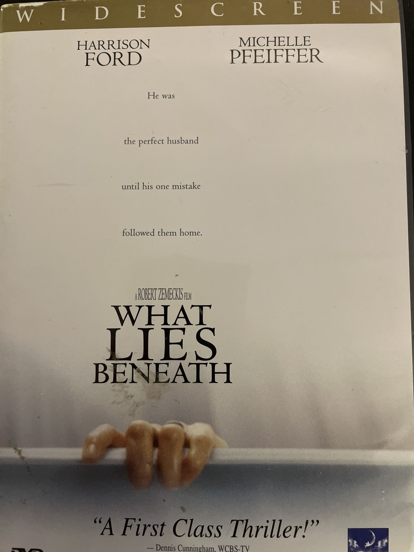 WHAT LIES BENEATH Widescreen Edition (DVD-2000) Harrison Ford +Michelle Pfeiffer