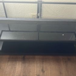 Black Glass Table