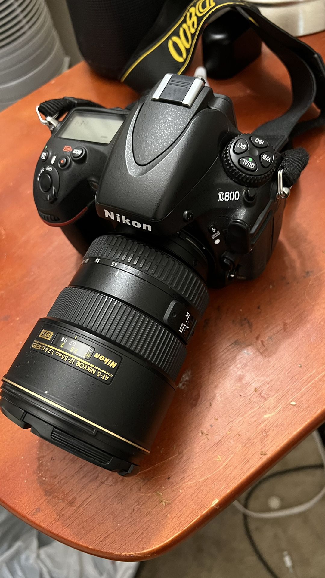 Nikon D800 Body w/ Nikkor 17-55 MM AF-S Lense Included