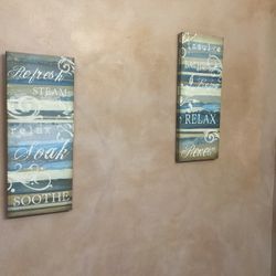 Bath/spa Signs (pair)