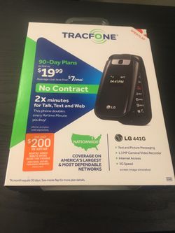 Tracfone LG 441G (flop phone) never used