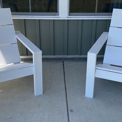 Homemade Adirondack Chairs (a set of 2)