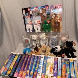 TY Beanie Babies/Disney VHS Collection