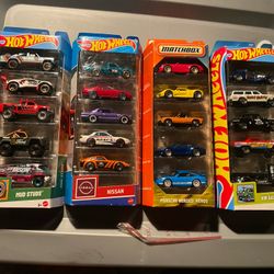Hot Wheels Matchbox 5 Packs 
