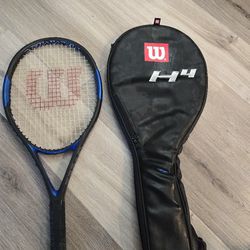 Tennis Racket and Cover 