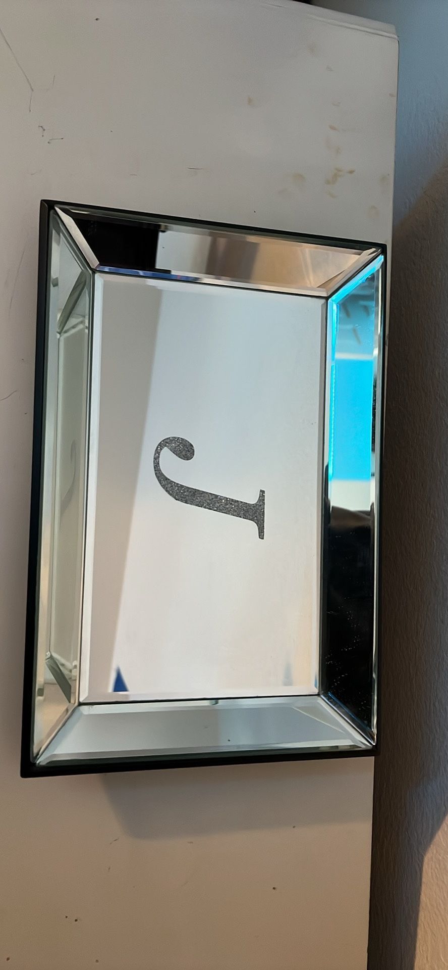 Mirror “J” Jewelry Plate 