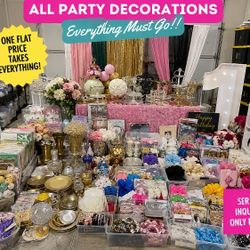 🎉 PARTY DECORATIONS – EVERYTHING MUST GO! 🎈