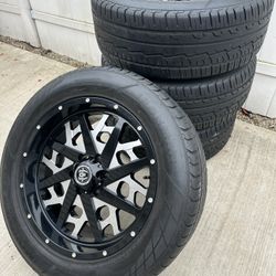 20” Off Road Wheels & Tires 