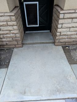 A clean porch