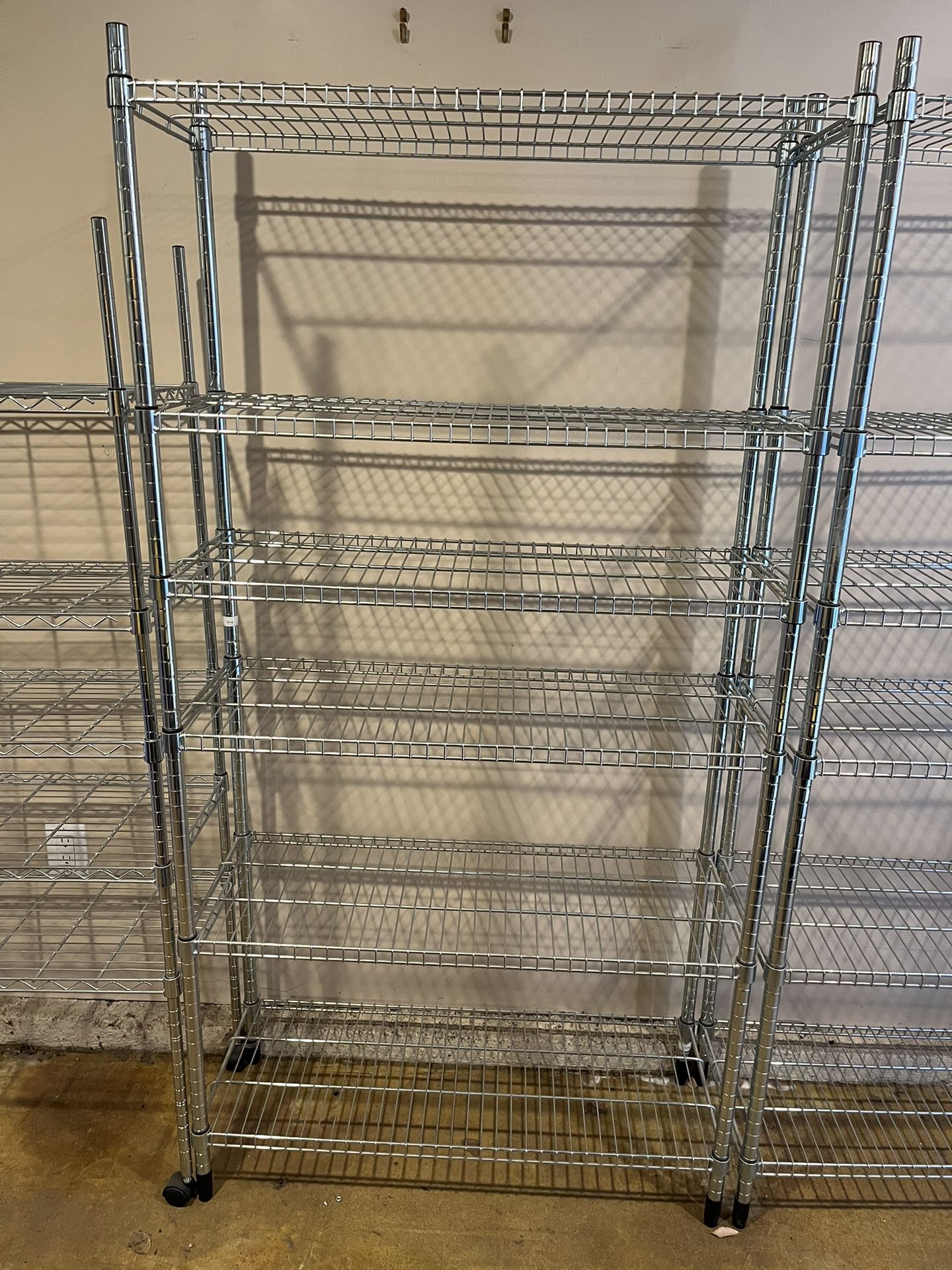 Metal Garage Storage Shelves 5 Shelf 6 Shelf