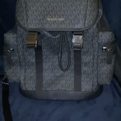 Michael Kors Men’s Signature Cooper Backpack Black