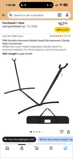 Hammock Stand