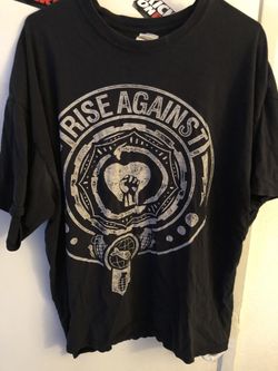Vintage rise against band tee size 2xl