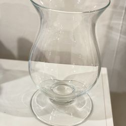 Clear Glass Hurricane - Candle Holder - Vase