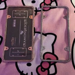 License Plane Border Rhinestone