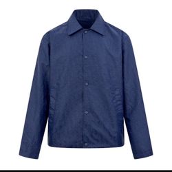 Dior Oblique Blouson Jacket Blue Technical Size 54