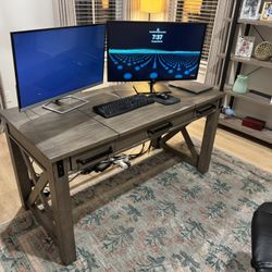 Ashley Furniture Wood Adjustable Lifting Desk