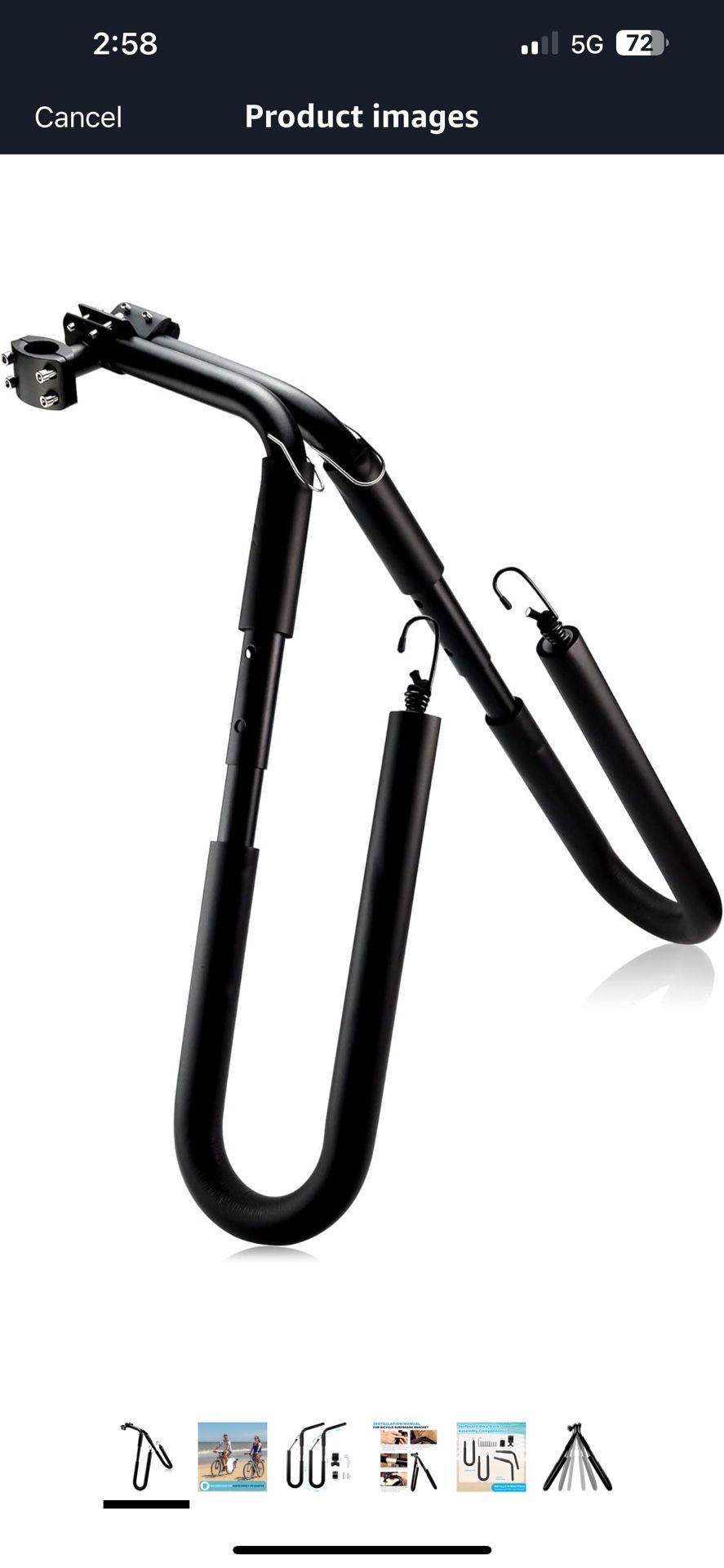 Surfboard Bike Rack (New In box)