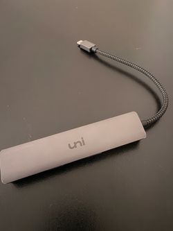 UNI USB C Hub 5-in-1 USB C to Ethernet Adapter Hub (HDMI + USB A Ports)