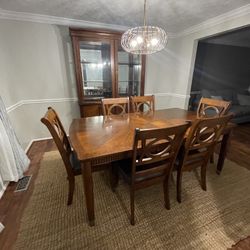 China Cabinet and Dining Set