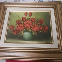Vintage oil painting