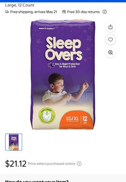 Pull-up diapers size LG