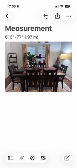Ethan Allen Horizons 7-Piece Dining Set with 2 Extension Leaves Included
