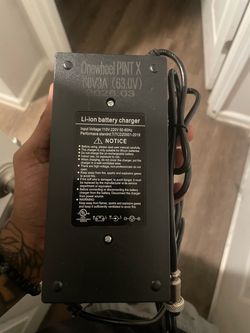 Charger for electric scooter or bike